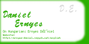 daniel ernyes business card